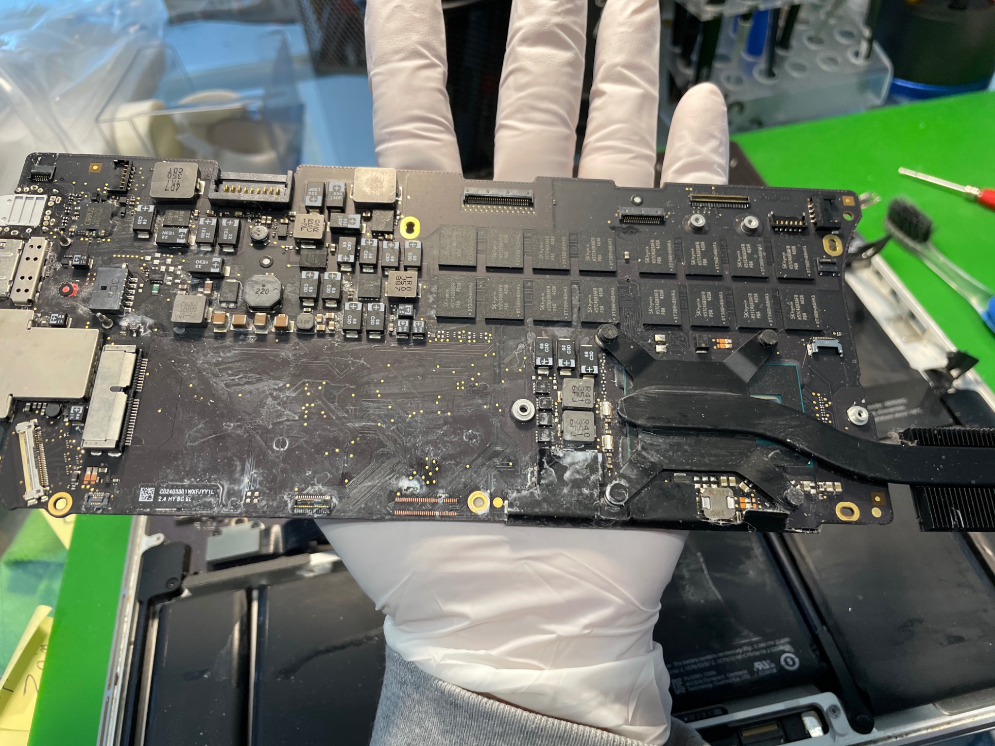 MacBook logic board repair at SpeedJOBS